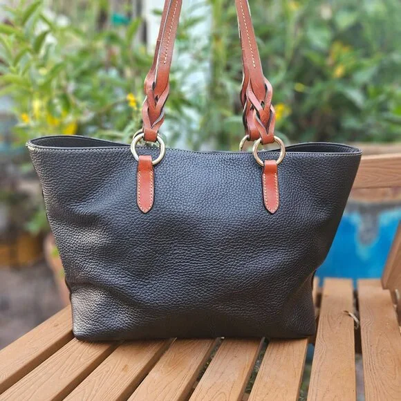 DOONEY & BOURKE Pebble Leather Grain Tammy Tote EUC - Picture 4 of 15